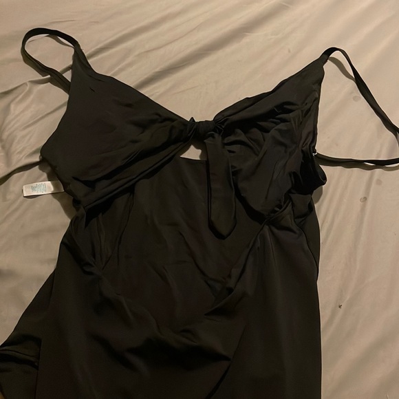 Rue21 black tie front bathing suit - Picture 1 of 3